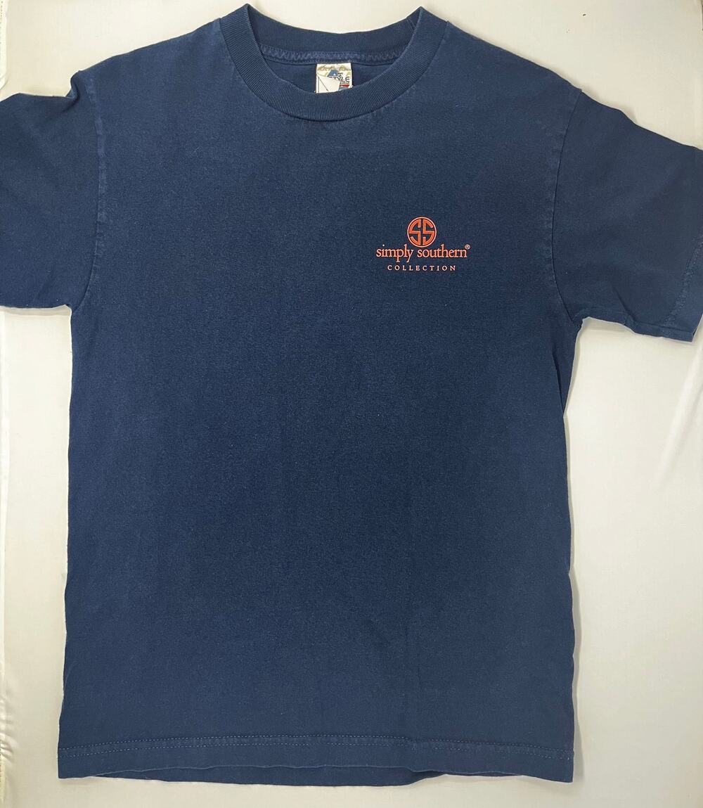 Simply Southern Unwind in the South Octopus Tshirt size S PreOwned good conditio